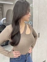 ロンド マーレ 天神大名店(Lond mare)&nbsp;韓国風小顔カット　顔まわりレイヤー　韓国ヘア　前髪　くびれ髪