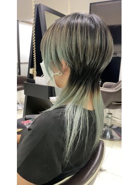 ヘアーアンドアート ルミナ(HAIR&ART LUMINA) 【佐々木】前下がりタイトウルフ