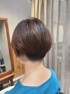 アニュー ヘア アンド ケア(a New hair&care) 20代30代ミニボブココアブラウン小顔美肌ストレート丸み