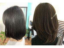 ユウ ヘア デザイン(Yu hair design)の雰囲気（地毛風縮毛矯正＆ノーダメージ和漢カラーで4・50代お悩み解決）