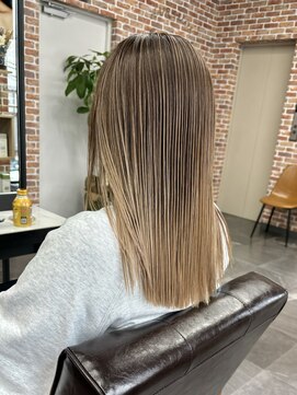 リンク(LinK) ベージュ系バレイヤージュ