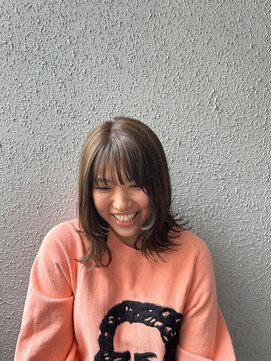 アンドバイモードケイズ (and by MODE K's) [サロンスタイル]フェイスレイヤーカット、ナチュラルオリーブ