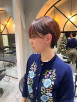 ロンドエニカ 大宮(Lond enika)&nbsp;切りっぱなしボブエアリーロングピンクブラウン美髪のススメ