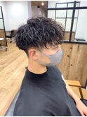 ツイストスパイラルパーマ/ツーブロックマッシュ/佐賀パーマ