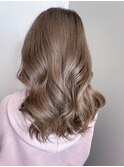 20代30代40代艶感ストレートアッシュグレージュ透明感ロング
