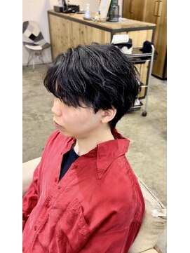 エルオム(EL.HOMME) 波巻きニュアンスパーマ＆ダウンパーマ