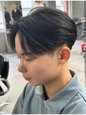 センターパートニュアンスパーマ韓国カルマパーマコンマヘア