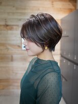 ベイショア(Bay Shore NY) 大人ショート/ハイライト/耳掛けショート