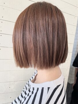 ルノン フィージュ(LUNON fieju) パッっとボブ/ボブスタイル/ブラウンカラー