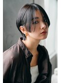 髪質改善＊黒髪ハンサムショート＊美髪【Zina姪浜】