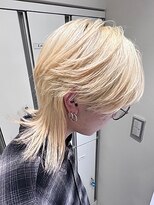 グロップ 町田(GLOP)&nbsp;ブリーチ/カラー/メンズ/カット/ウルフカット/ブリーチカラー