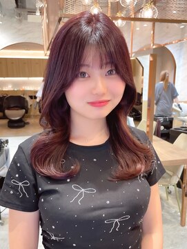 ロンド エスポワール 錦糸町(Lond espoir) 黒髪ネビージュ小顔ボブルフレイヤー顔まわり