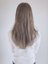 ノーブルスチュアート(NOBLE STUART)&nbsp;透明感ベージュのレイヤーロング