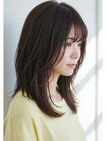 アントワープトーキョー(antwerp TOKYO)&nbsp;30代40代50代内巻きミディアムレイヤーフェイスレイヤー髪質改善