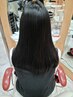 ヘアマニキュア+髪質改善水素TR+アロマシャンプー