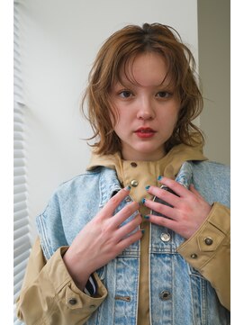 ジュール(JOULE'S) ウェーブボブ/レイヤーボブ/外国人風パーマ/ベージュブロンド