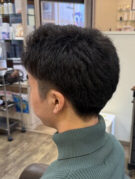 アルターリール(aL ter Rire) 韓国マッシュ/スパイキーショート/ブルーブラック/杉田花乃