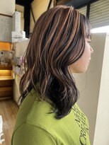 チル(Chill)&nbsp;chill/アンブレラカラー×ベージュ