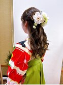 卒業式ヘア