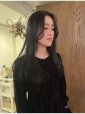 ロングレイヤー/レイヤーカット/透明感カラー/地毛風カラー