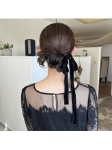 ルオント(Luonto) 【hair＆healing  Luonto】アレンジシニヨン