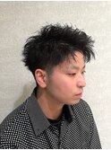 刈り上げアップバングショート【スタイリスト桂口】