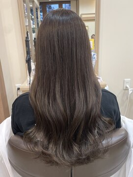 アルターリール(aL ter Rire) くびれヘア/アプリコットオレンジ/ハイライトカラー/澤瑞絵