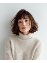 バグズ ヘアデザイン 桔梗が丘店(Baguz HAIR DESIGN)&nbsp;柔らか質感の大人ナチュラルゆるふわボブ
