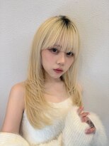 コレット 大宮(collet)&nbsp;ホワイトブロンド×レイヤー/ケアブリーチ/ハイトーン