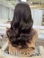 アミー 池袋(Ammy)&nbsp;himeri/韓国風パーマ/コテ巻き風パーマ/レイヤーカット/池袋