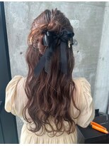ガルボ ヘアー(garbo hair) 大人可愛いゆるふわお呼ばれヘアセット