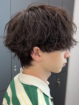 ノード(NODE) 波巻きスパイラルツイストスパイラルパーママッシュメンズヘア