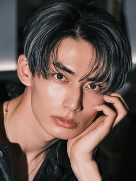 アンサー 渋谷(ANSWER) メンズバレイヤージュハイライトセンターパート