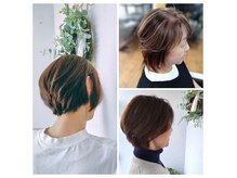 ヘアールーム ミント(Hair Room mint)の雰囲気（丸みのあるショートボブ、ウルフすぎないミディアムレイヤー♪）