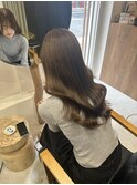 大人上品◎ブラウンカラーでうる艶美髪