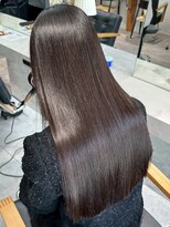 シオン(shion)&nbsp;ロング似合わせカットグレージュ韓国ヘア_ba579981