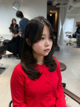 ザシェノンウメダ(THA CHAINON UMEDA) 着物ヘア/大人ガーリー/ダークアッシュ/似合わせカット/心斎橋