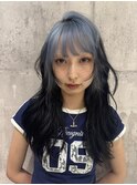 ハイトーン/ダブルカラー/大人ガーリー/ダークアッシュ/似合わせ