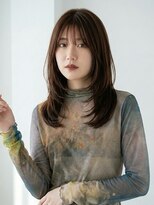 キビト(kibito)&nbsp;セミロングレイヤーカットワンカール曙橋若松河田20代30代40代