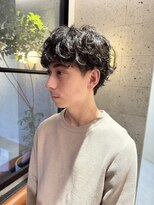 ベックメンズヘアサロン(BEKKU Men's hair salon)&nbsp;くせ毛を活かすマッシュベース柔らかスペインカール