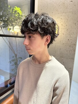 ベックメンズヘアサロン(BEKKU Men's hair salon) くせ毛を活かすマッシュベース柔らかスペインカール