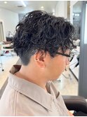 宇都宮メンズカットメンズパーマ波巻きスパイラルパーマツイスパ