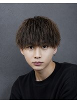 メンズリュール 心斎橋(Men's Lueur.) 波巻きパーマ クロップスタイル ツーブロックマッシュ パーマ