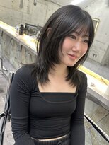 サイン 韓国ボブ 渋谷(SIGN)&nbsp;韓国ボブレイヤーボブ渋谷タッセルボブお洒落なレイヤーカット
