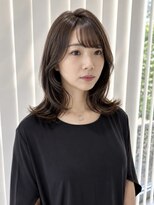 ユウヘアー 師勝店(U Hair)&nbsp;ミディアムレイヤー　ハッシュカット