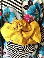 ヘアセットアップス(UP's) ≪可愛い♪≫◆UPｓゆかた帯アレンジ４♪　☆薔薇風