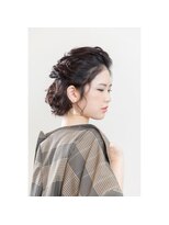 ヘア ケア アンド デザイン シャルル(hair care design shaleur)&nbsp;クールハーフアップ