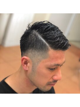 エルクロノス(L.Chronus) ナチュラルパーマ×7:3ライン