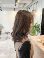 ネイヴィル オモテサンドウ(navile omotesando) ☆くすみベージュウェーブミディアム☆