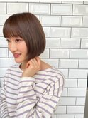 ナチュラルワンカールボブ/大人ボブ